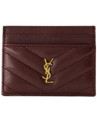 Saint Laurent - Cassandre Quilted Cardholder - Lyst