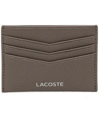 Lacoste - Kartenetui Mit Logo-Prägung - Lyst