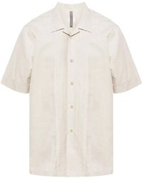 Eleventy - Bowling-Collar Short-Sleeve Shirt - Lyst