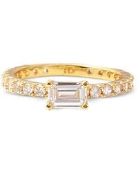 Izabel Display - Bague À Design Fin - Lyst