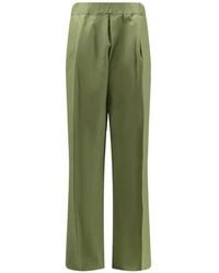 Laneus - Elasticated-Waist Patch-Pockets Trousers - Lyst