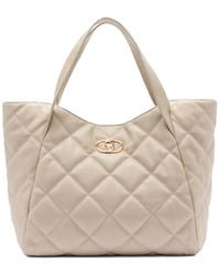 Liu Jo - Grote Gewatteerde Shopper Met Logo - Lyst