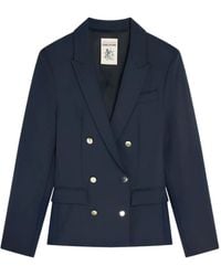 Semicouture - Double-Breasted Blazer - Lyst