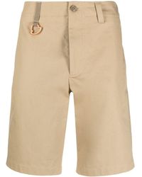 Moncler - Cotton Bermuda Shorts - Lyst