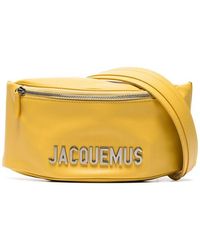 Jacquemus Yellow La Banane Leather Cross-body Bag