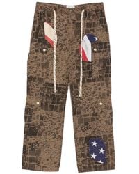 ERCOLE STUDIO - Patchwork-Detail Trousers - Lyst