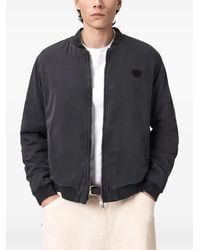 AllSaints - Katoenen Bomberjack Met Hart-Patch - Lyst
