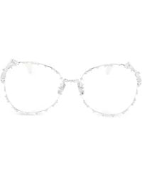 YVMIN - Embellished Round-Frame Glasses - Lyst