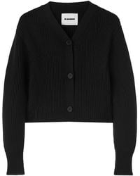 Jil Sander - Cardigan Boutonné À Manches Longues - Lyst
