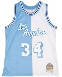 Mitchell & Ness - X Nba La Lakers 1996 Shaquille O'Neal Split Swingman Tank Top - Lyst