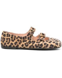 Agl Attilio Giusti Leombruni - Ballerinas mit Leoparden-Print - Lyst