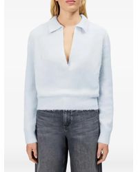DRYKORN - Dylara Fuzzy V-Neck Sweater - Lyst