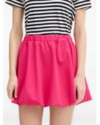 GAUDI - Bubble-Hem Elasticated-Waist Mini Skirt - Lyst