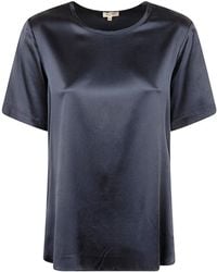 HER SHIRT HER DRESS - Satin-Finish T-Shirt - Lyst