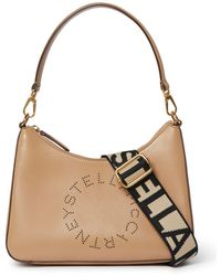 Stella McCartney - Kleine Schultertasche mit Logo - Lyst
