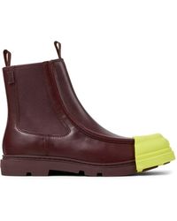 Camper - Smooth Leather Slip-On Ankle Boots - Lyst