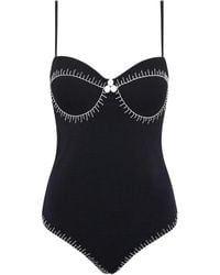 Marysia Swim - Salento Maillot Badpak Met Knoopdetail - Lyst