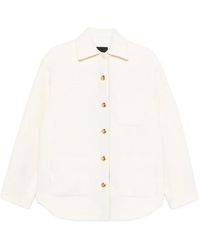 Pinko - Textured Buttoned Jacket - Lyst