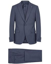 ETIEM TEXTIL S.L. - Single-Breasted Notched-Lapels Suit - Lyst