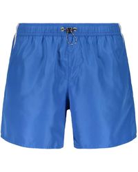 Iceberg - Stripe-Detail Swim Shorts - Lyst