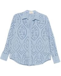 MC2 Saint Barth - Sangallo Cotton Blouse - Lyst