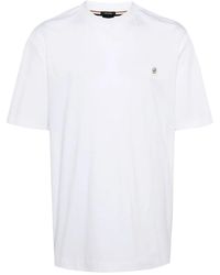 BOSS - Logo-Plaque Cotton T-Shirt - Lyst