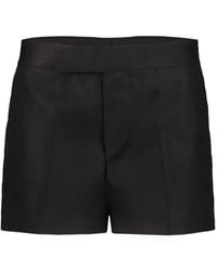SAPIO - Twill Cotton Shorts - Lyst