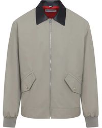 Givenchy - Chaqueta bómber con cuello en contraste - Lyst