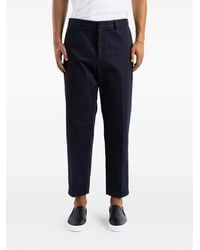 Jil Sander - Tapered-Design Pressed-Crease Trousers - Lyst