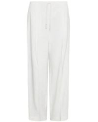 Marella - Drawstring-Waist Wide-Leg Trousers - Lyst