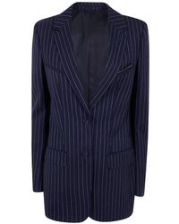 Tom Ford - Corded Chalk Stripe Wool Western Jacket - Lyst