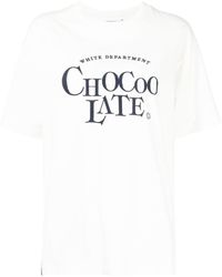 Chocoolate - T-Shirt mit Logo-Stickerei - Lyst