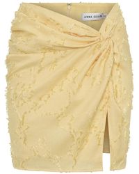 Anna Quan - Andrea Twist-Detail Mini Skirt - Lyst