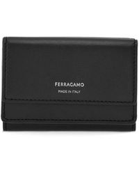 Ferragamo - Logo-print Leather Wallet - Lyst