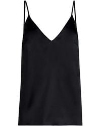 Brunello Cucinelli - Stretch Silk Satin Camisole - Lyst