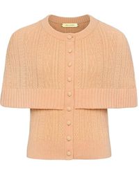 Hellessy - Caspian Cable-Knit Layered-Effect Cardigan - Lyst