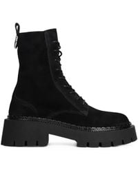 Vic Matié - Lace-Up Platform Ankle Boots - Lyst