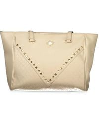 Laura Biagiotti - Stud-Embellished Monogram-Pattern Tote Bag - Lyst