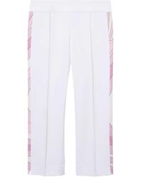Emilio Pucci - Iride-print Cropped Trousers - Lyst