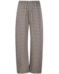 Nanushka - Yayoi Check Trousers - Lyst
