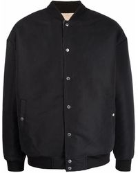 PUMA - Logo-Patch Detail Bomber Jacket - Lyst