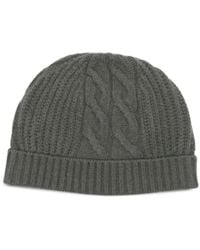 N.Peal Cashmere - Bonnet En Maille Torsadée - Lyst