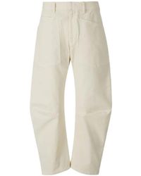 Nili Lotan - Corduroy Panelled Trousers - Lyst