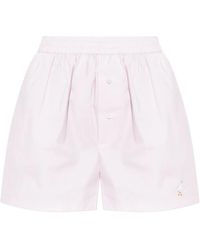 Moschino - Goose-Embroidered Shorts - Lyst