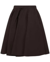 August Barron - A-Line Pleated Skirt - Lyst