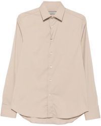 Canali - Chemise Boutonnée À Manches Longues - Lyst