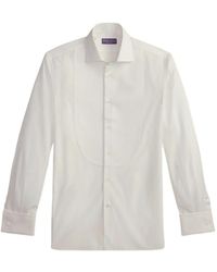 Ralph Lauren - Chemise À Col Piqué Et Poignets Resserrés - Lyst