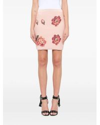 McQueen - Tapestry Jacquard Mini Skirt - Lyst