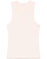 Maison Kitsuné - Baby Fox Geribbelde Tanktop - Lyst