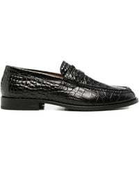 Our Legacy - Mocassins Light En Cuir Effet Croco - Lyst